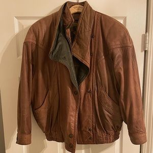 Vintage Wilsons Adventure Bound leather coat 80's/ 90’s style